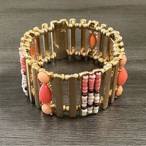 Christopher & Banks Peach Gold Bracelet